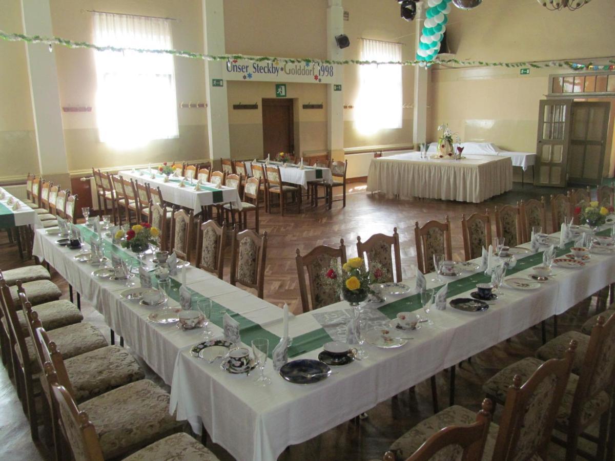 Gasthaus Und Pension Zum Biber Steckby Dış mekan fotoğraf